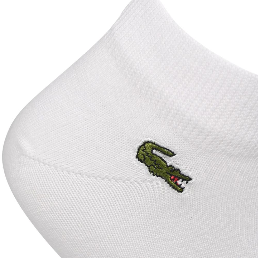 X3 Paires De Chaussettes Blanc Mixte Lacoste RA2917 vue 2