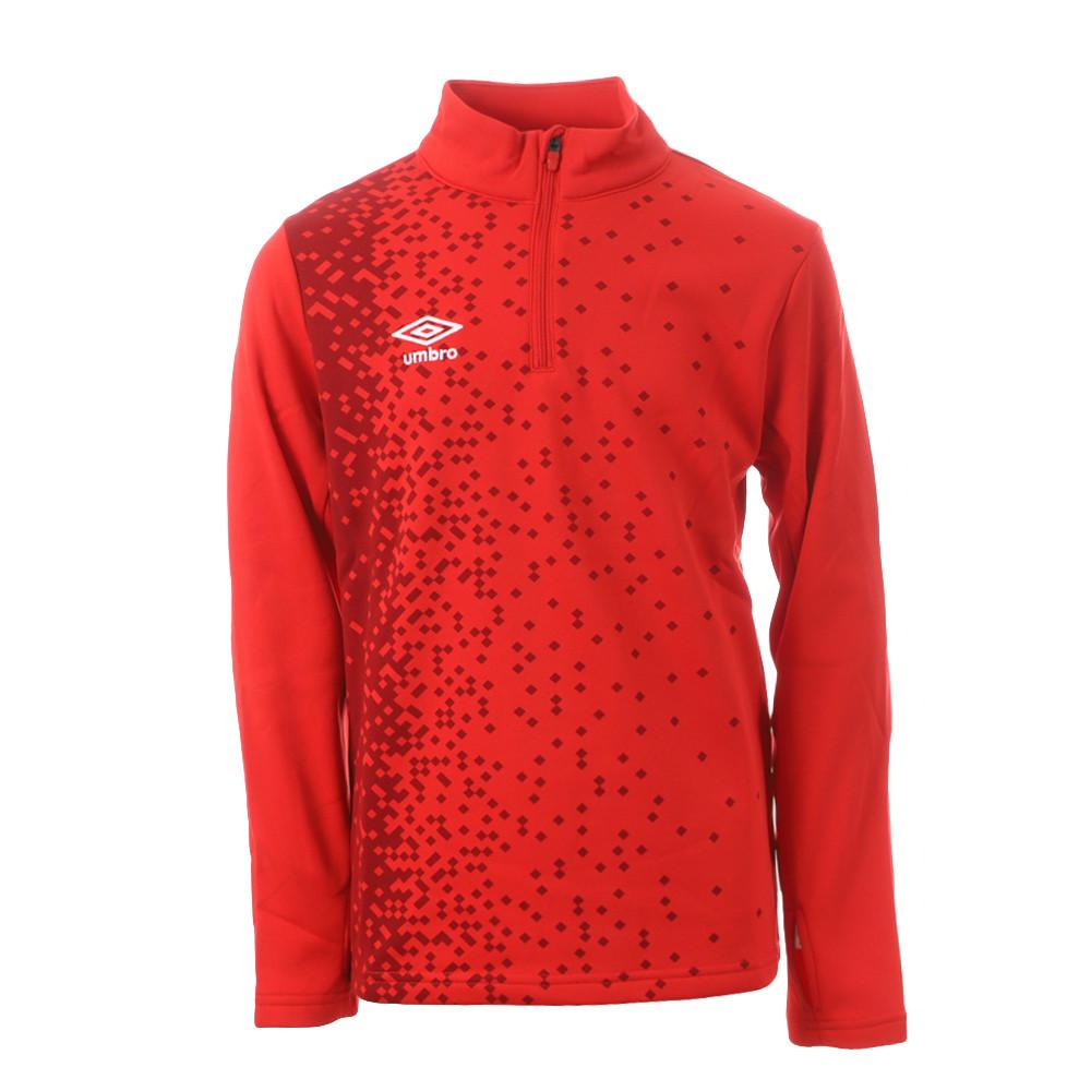 Sweat 1/2 zip Rouge Enfant Umbro 570330 pas cher