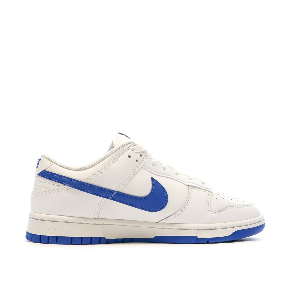 Baskets Blanc/Bleu Homme Nike Dunk Low Retro vue 2