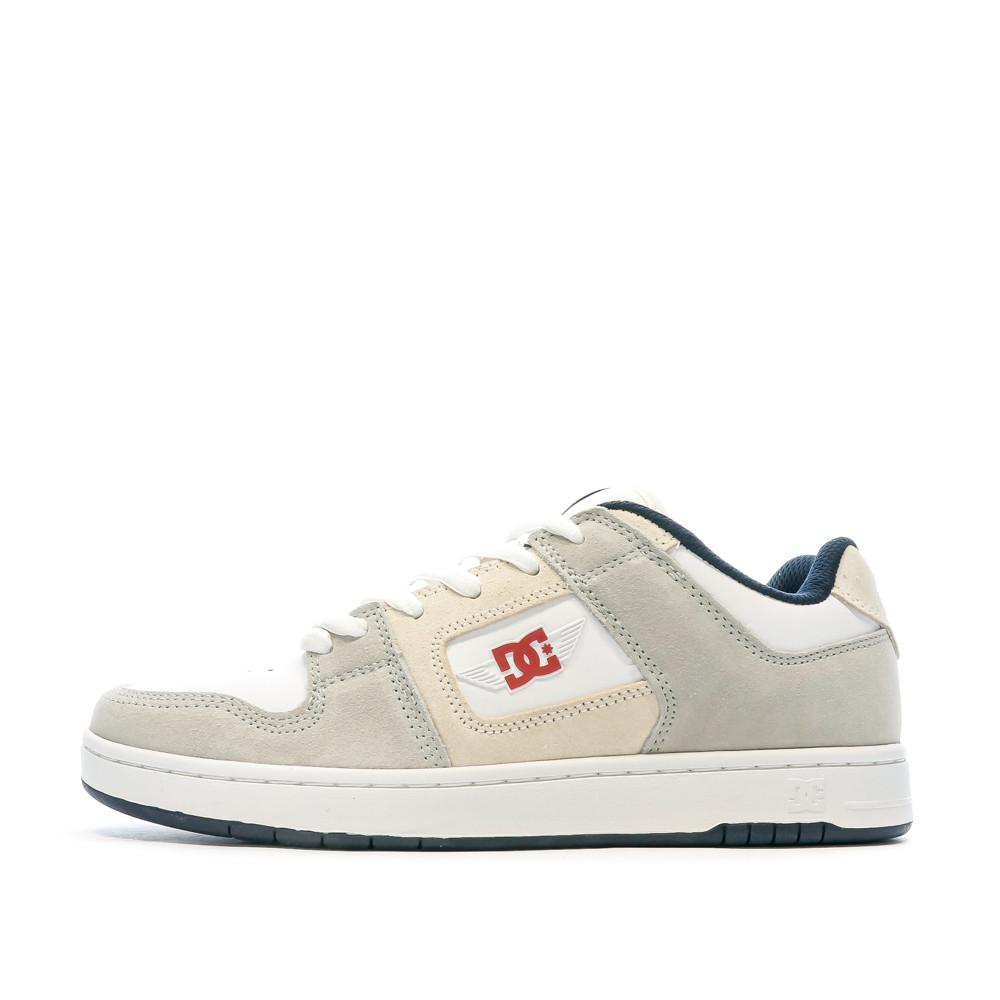 Baskets Blanches/Beiges Homme Dc shoes Manteca 4 pas cher