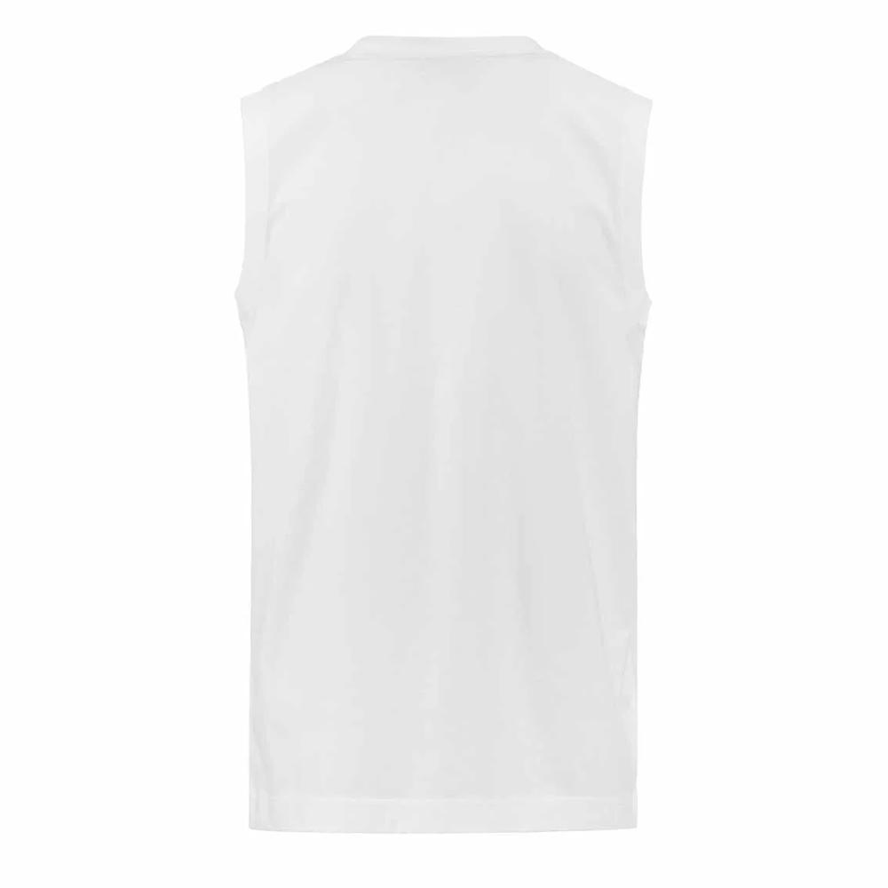 Débardeur Blanc Homme Kappa Cadwal vue 2