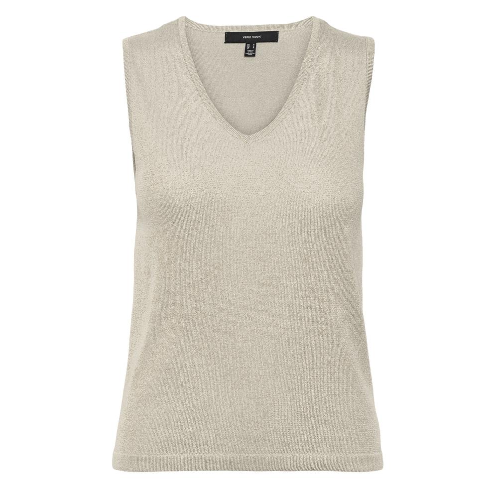 Débardeur Beige Femme Vero Moda Mahogany pas cher