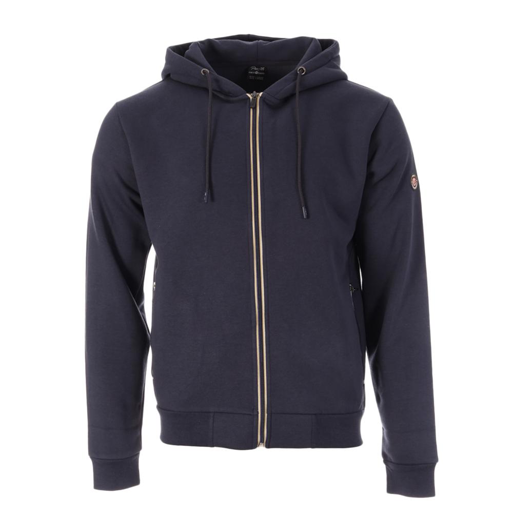 Sweat Zippé Marine Homme RMS26 8254 pas cher
