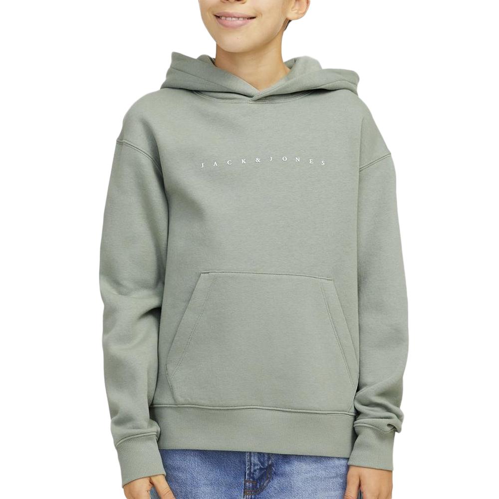 Sweat à Capuche Vert Garçon Languid pas cher