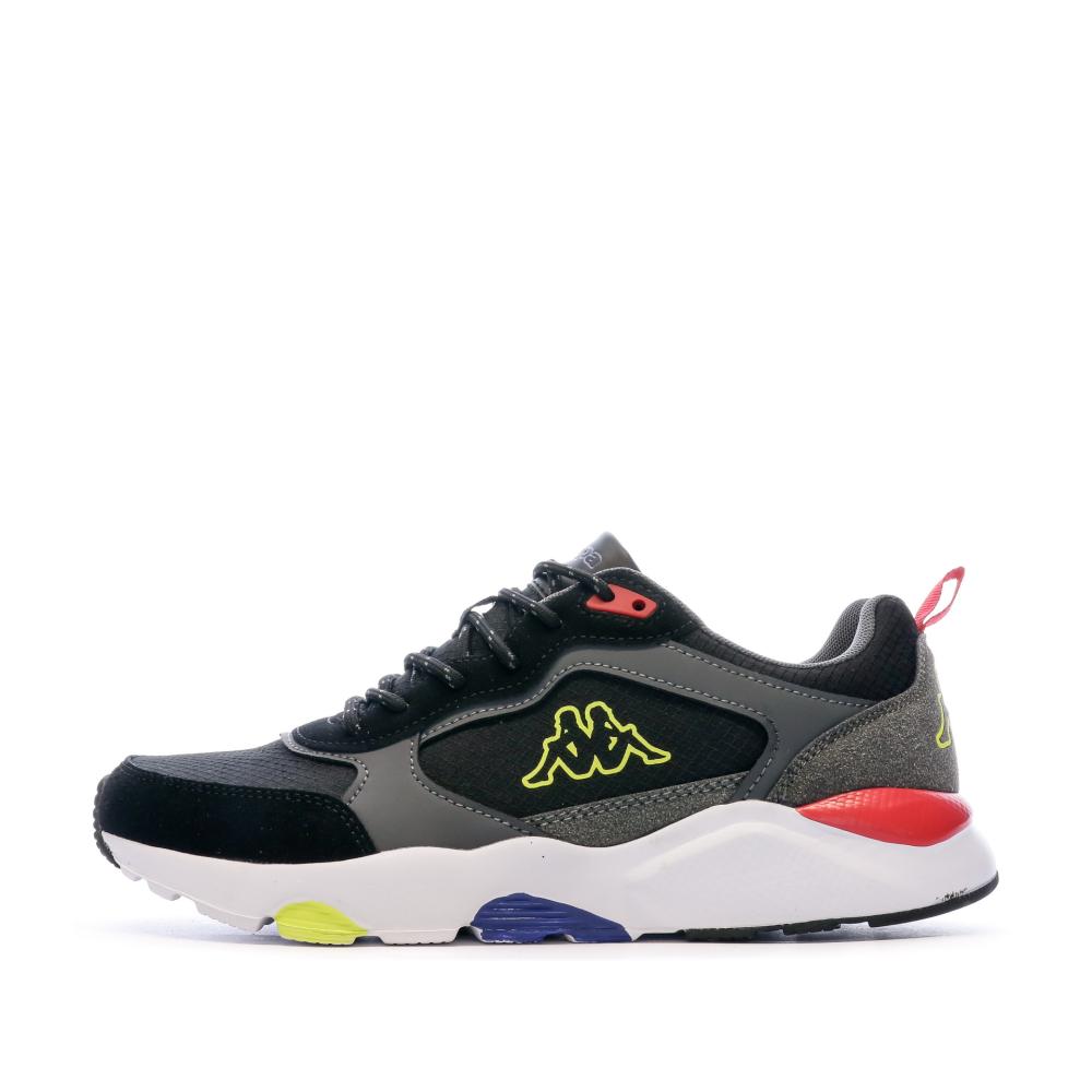 Baskets Gris/Noir Homme Kappa Brady pas cher