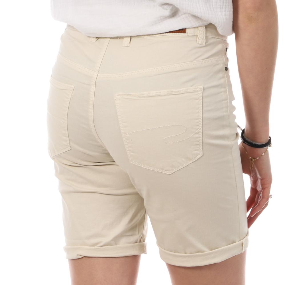 Bermuda Écru Femme Lee Cooper Wopara vue 2