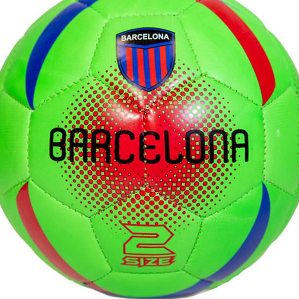 BARCELONA Mini Ballon Vert Fluo Sport Zone vue 2