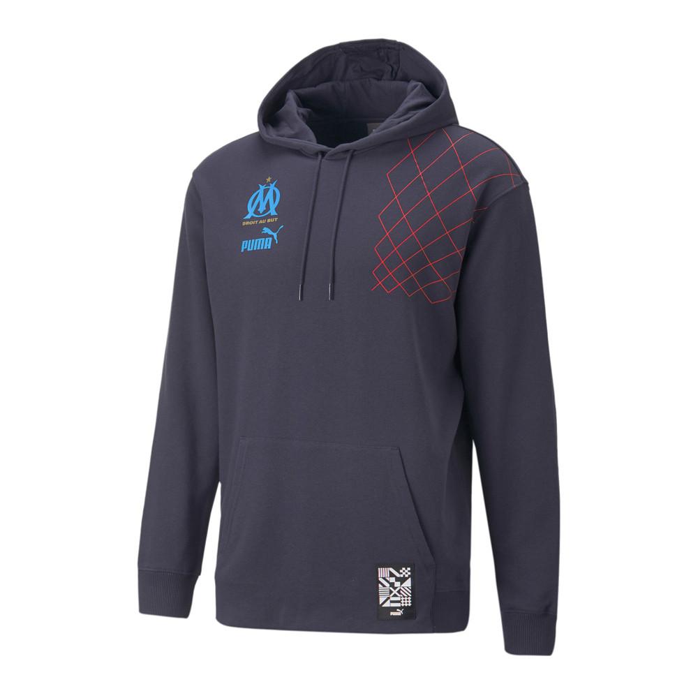 OM Sweat à Capuche Marine Homme Puma Hoody 767314 pas cher