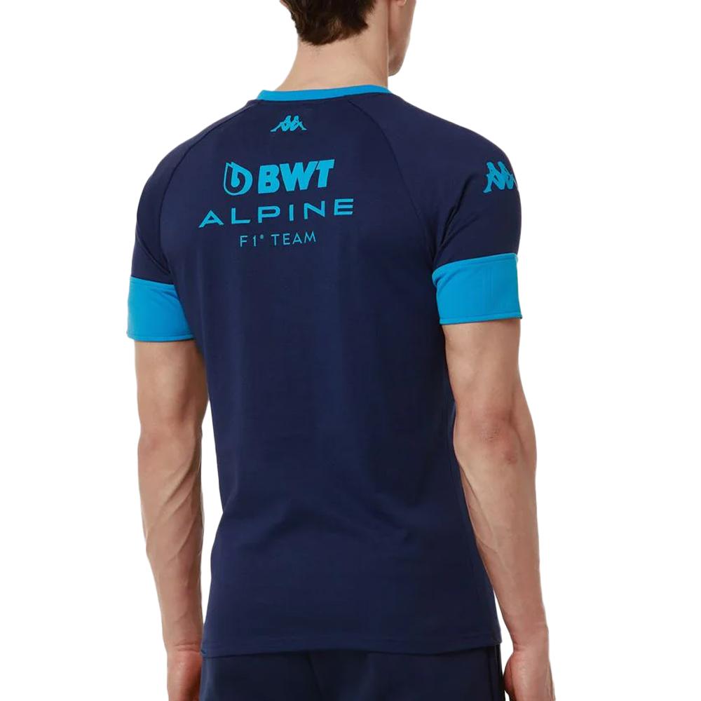 T-shirt Marine Homme Kappa Adobi Alpine F1 vue 2