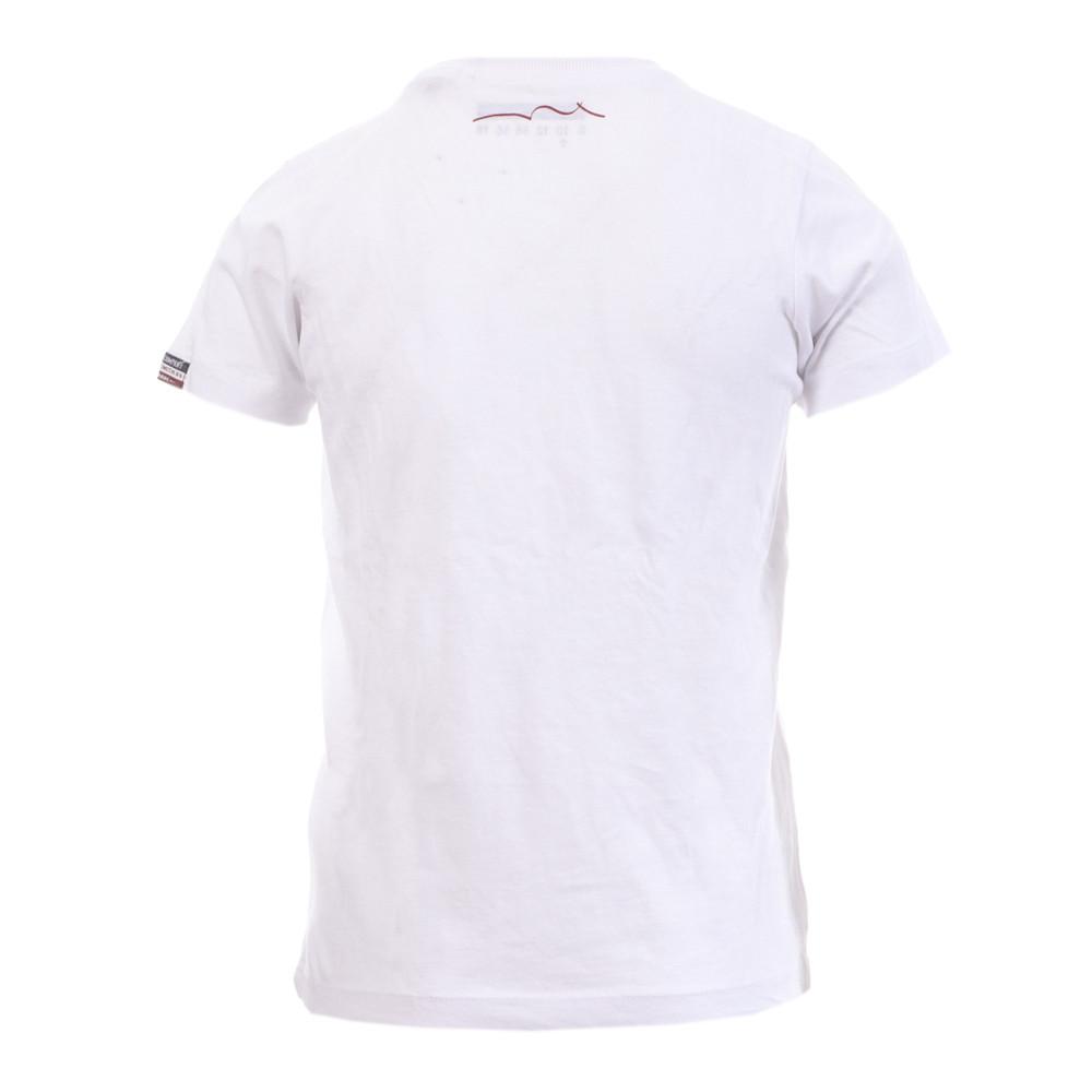 T-shirt Blanc Garçon Teddy Smith Twiga vue 2