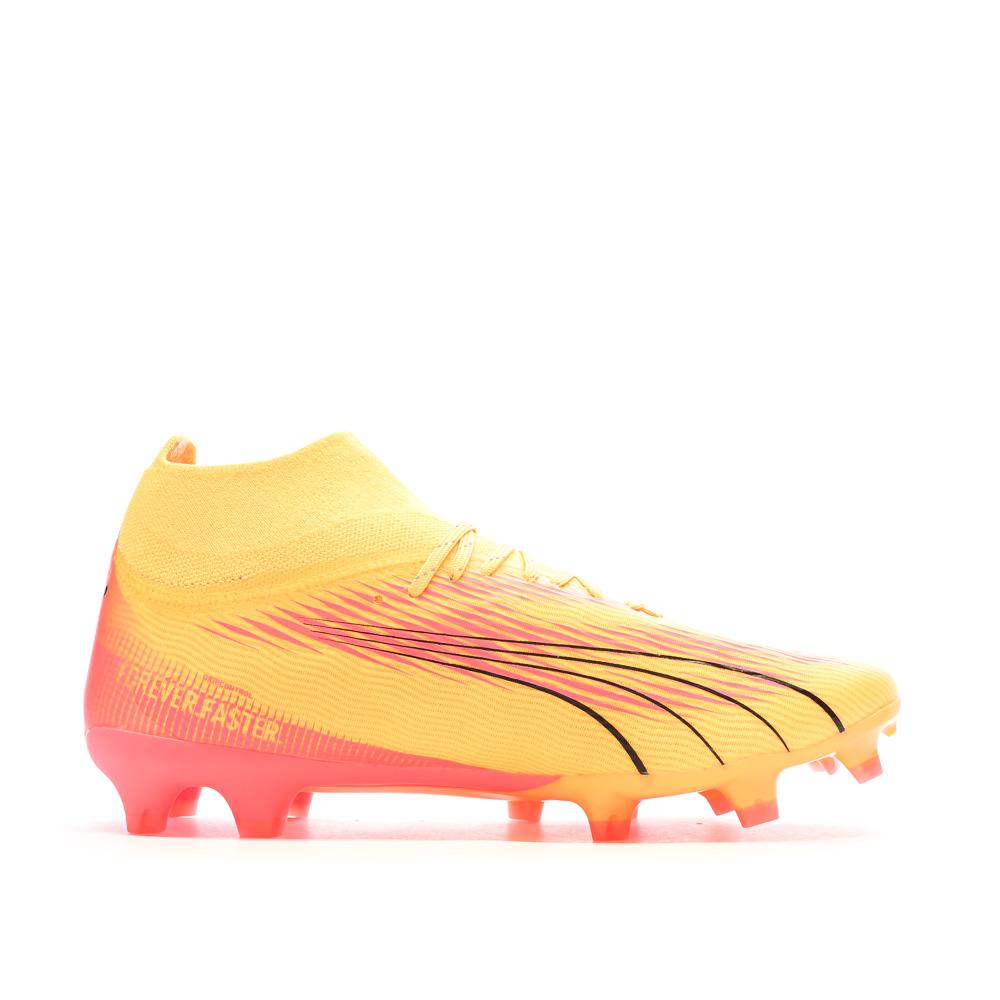 Chaussures de Football Orange, Noir Homme Puma Ultra Pro vue 2
