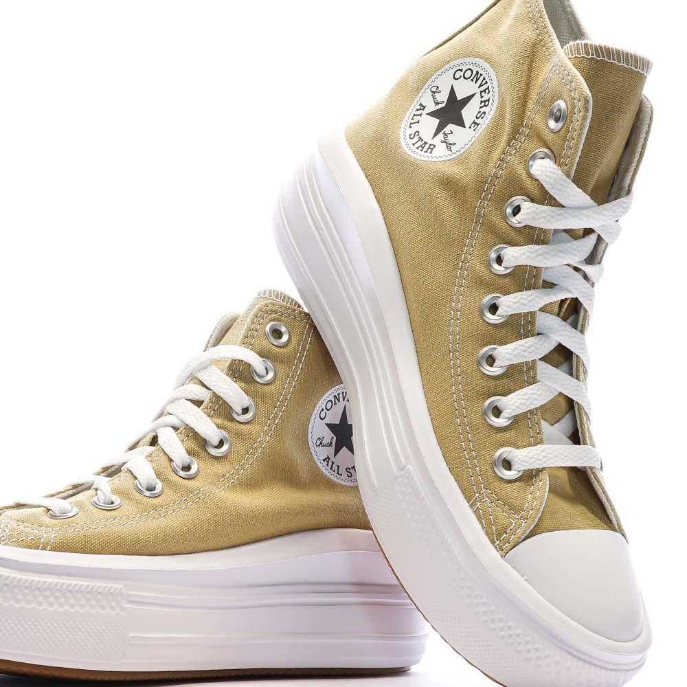 Baskets Moutarde Femme Converse Seasonal vue 7