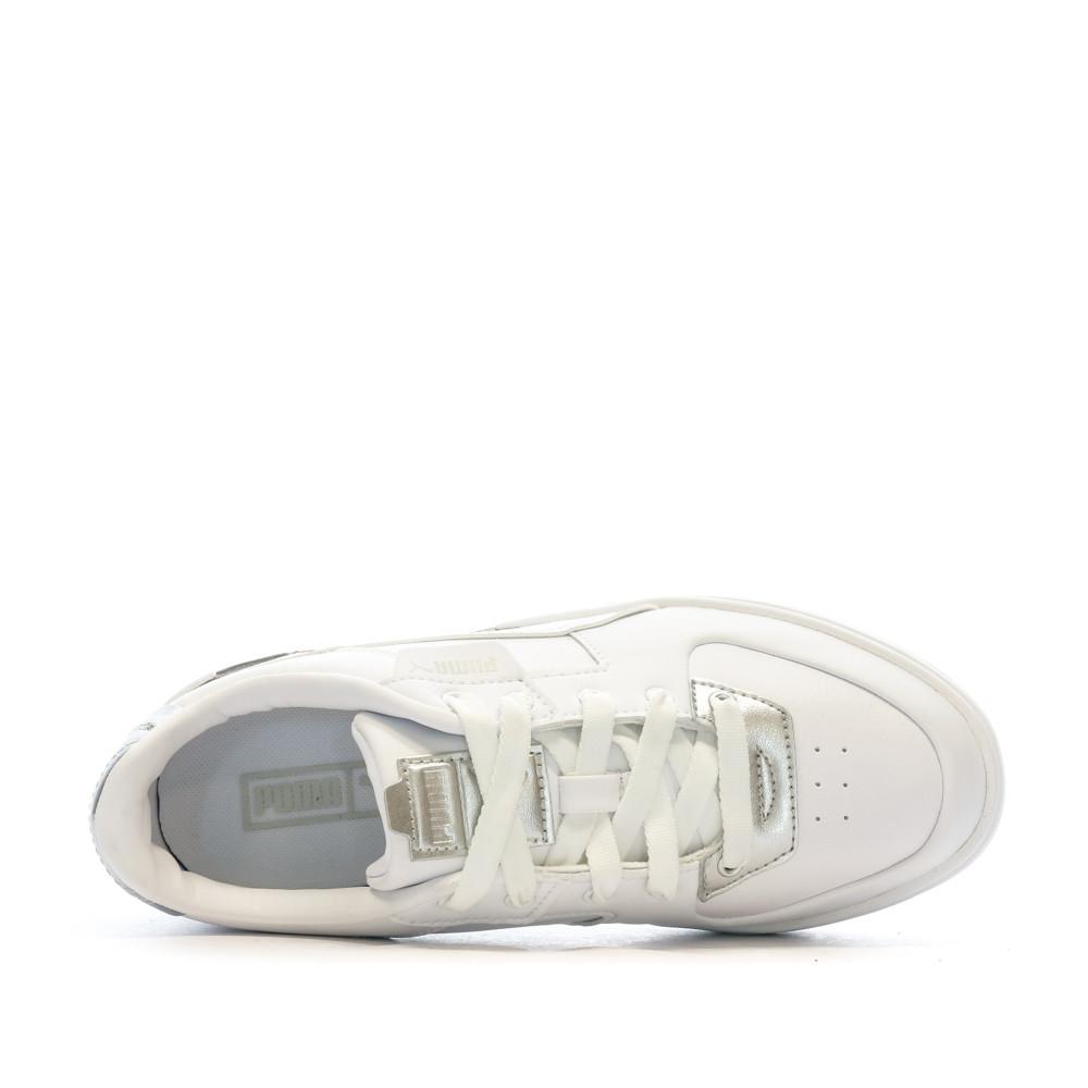 Baskets Blanches Femme Puma Cali Dream Metal vue 4