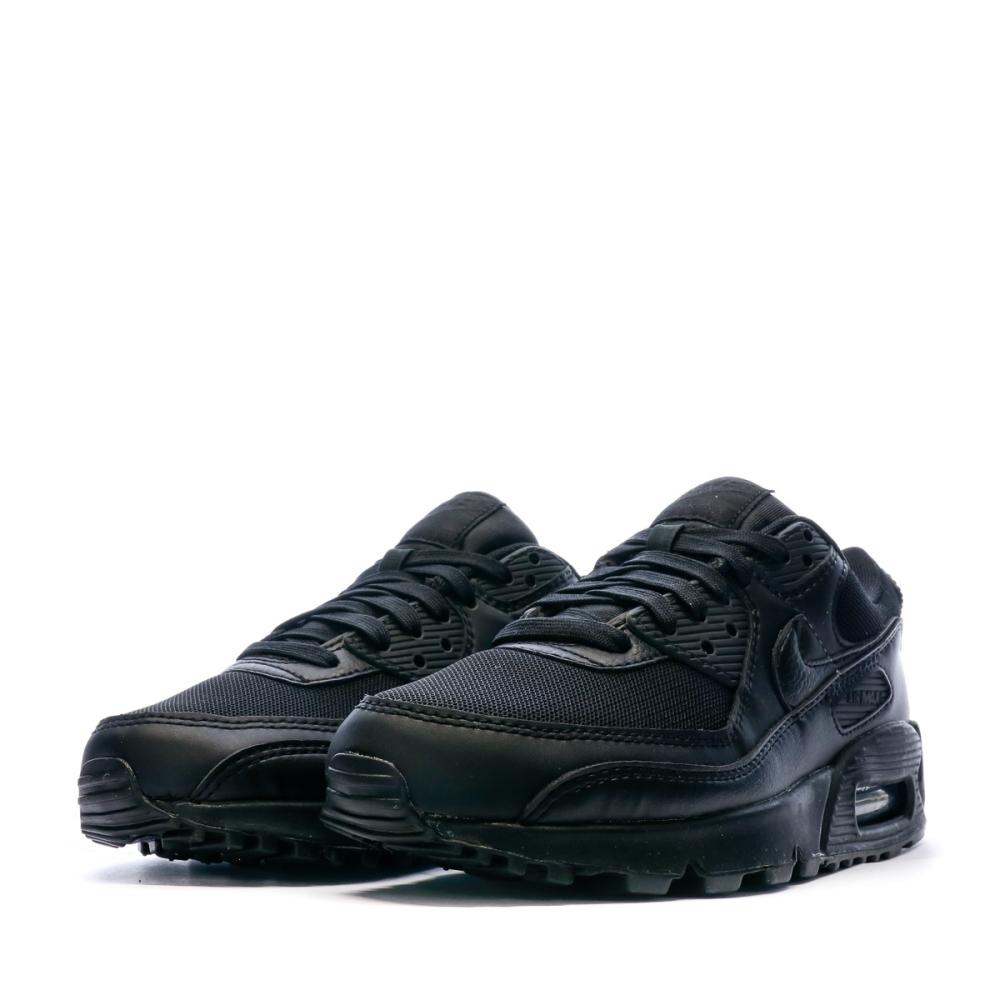 Baskets Noir Mixte Nike Air Max 90 vue 6