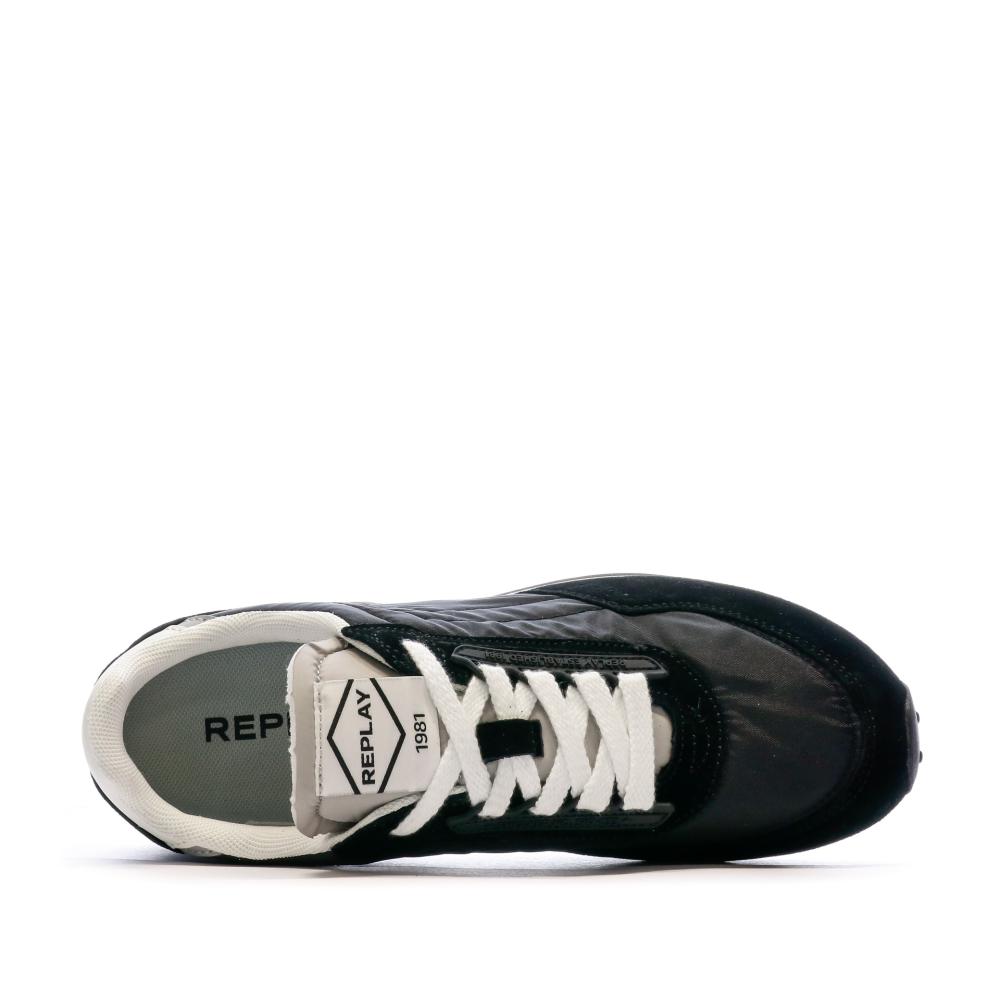 Baskets Noir Homme Replay Essential Goal vue 4