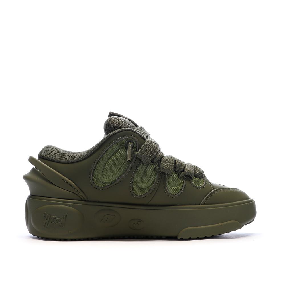 Baskets Kaki Homme Puma La Francé Oak vue 2