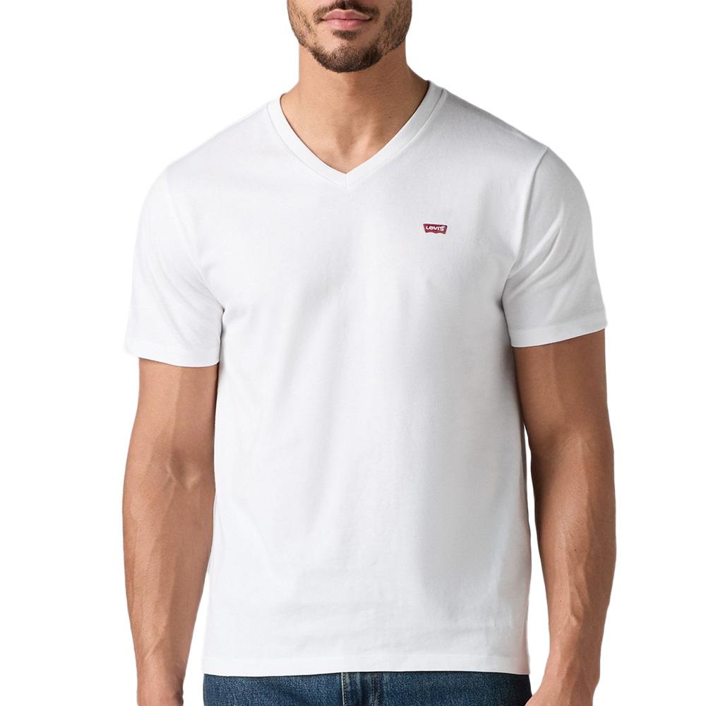 T-Shirt Blanc/Rouge Homme Levi's Original Neutrals pas cher