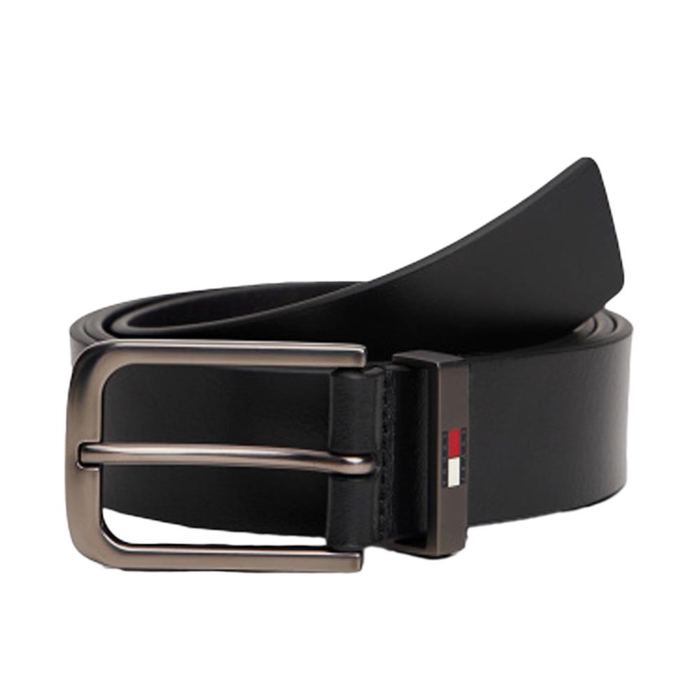 Ceinture Noire Homme Tommy Hilfiger Leathers pas cher