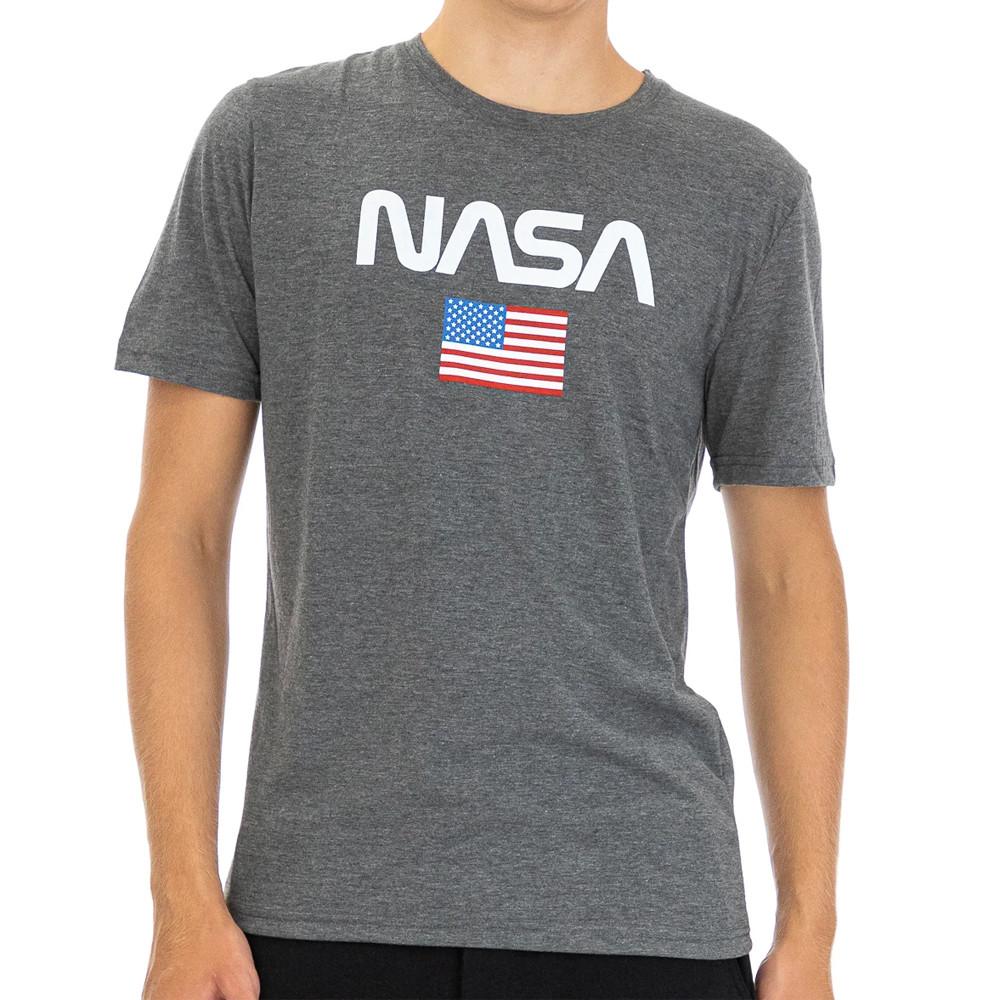 T-Shirt Gris Homme Nasa 40T pas cher