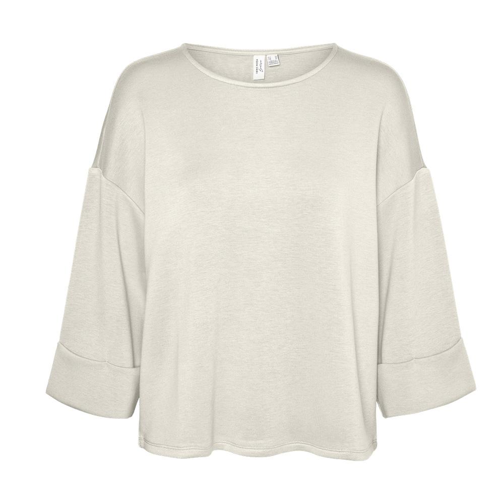 T-Shirt Manches 3/4 Rouge Vero Moda Mocca pas cher