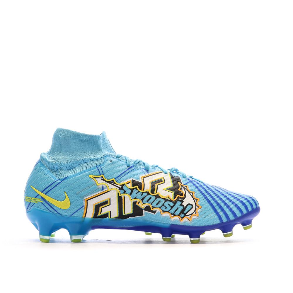 Chaussures de foot Bleues Homme Nike Zoom Superfly 9 ELT KM AG-PRO vue 2