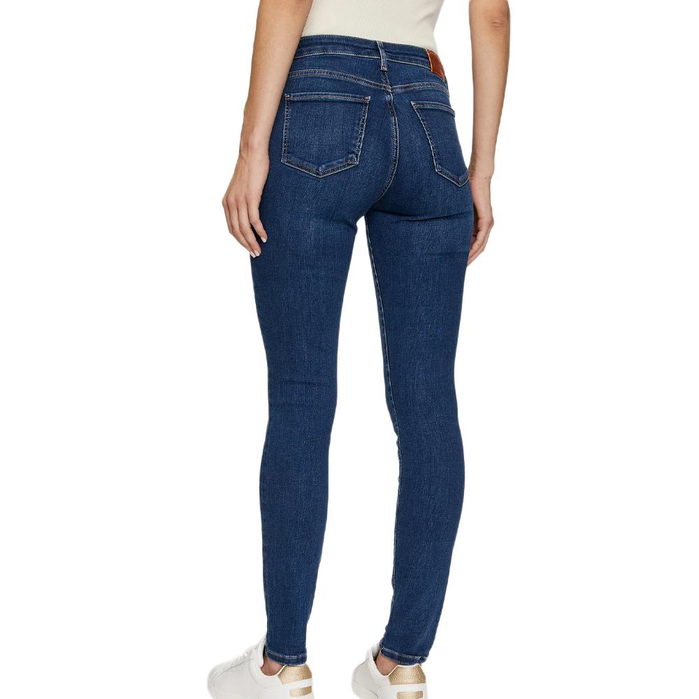 Jeans Skinny Bleu Foncé Femme Tommy Hilfiger Como vue 2