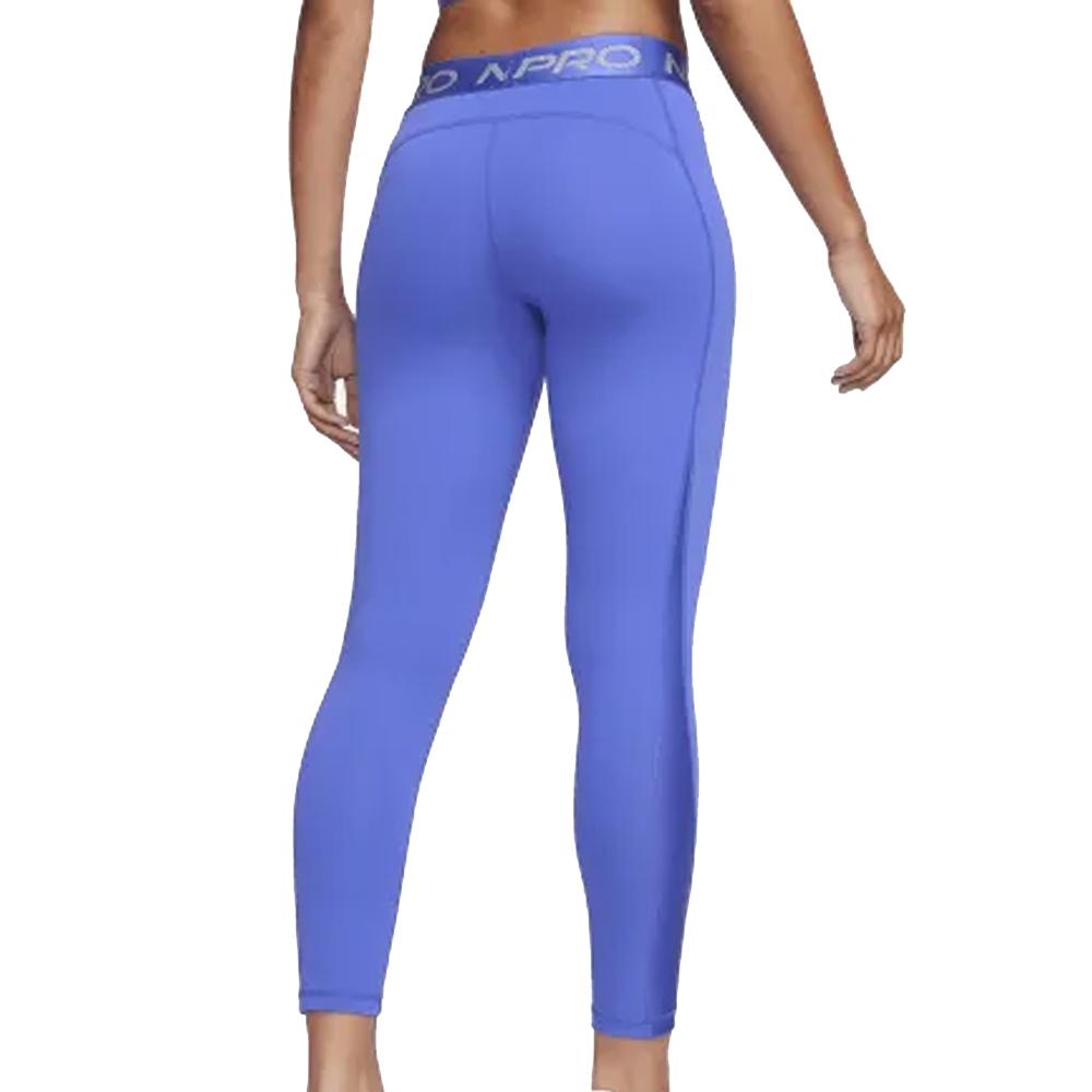 Legging Bleu Femme Nike Tght Shine vue 2