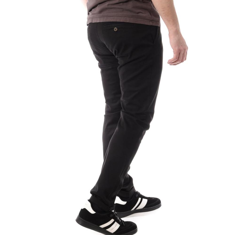 Pantalon Chino Noir Homme Paname Brothers Costa vue 2