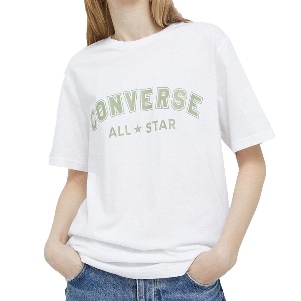 T-shirt Blanc Mixte Converse All Star Single pas cher