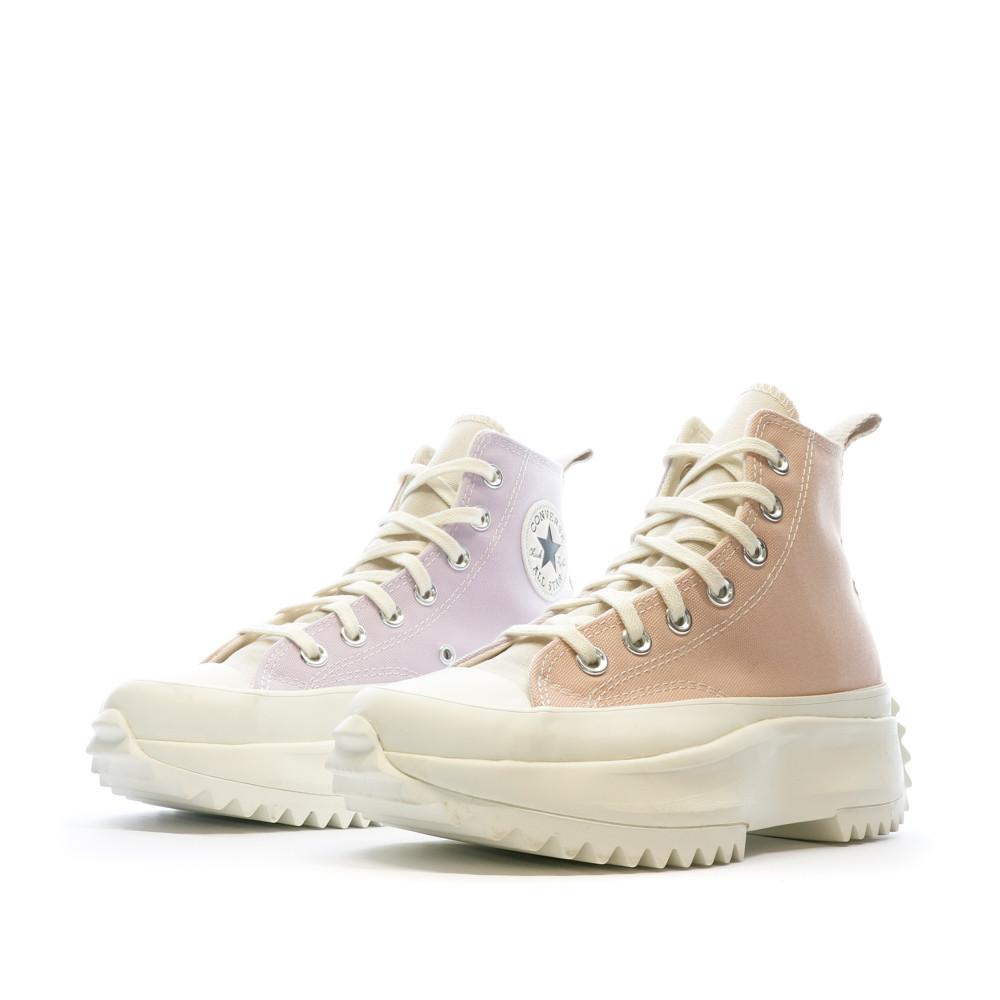 Baskets Rose/Violet Femme Converse Run Star Hike vue 5
