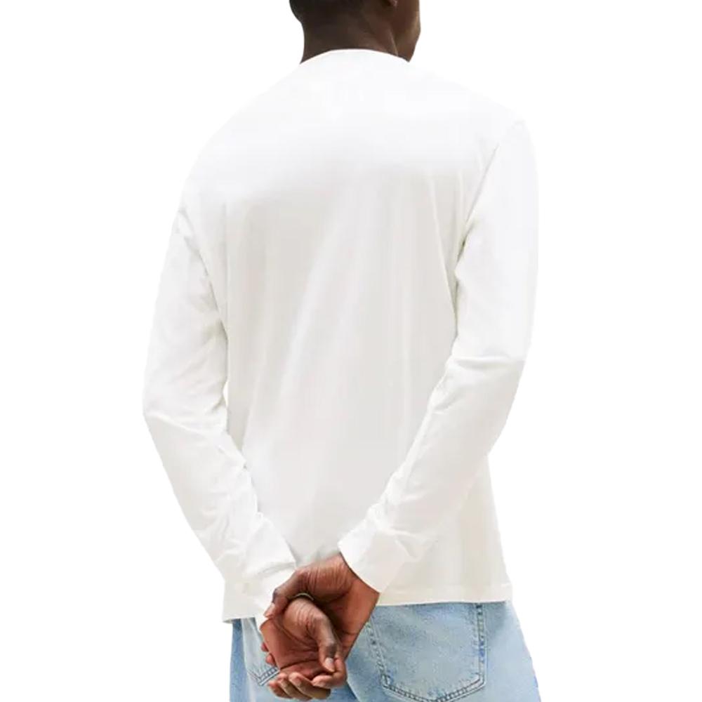 T-Shirt Manches Longues Blanc Homme Tommy Hilfiger Chest vue 2