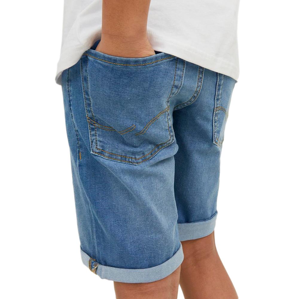 Short en Jean Bleu Garçon JACK & JONES Rick Original vue 2