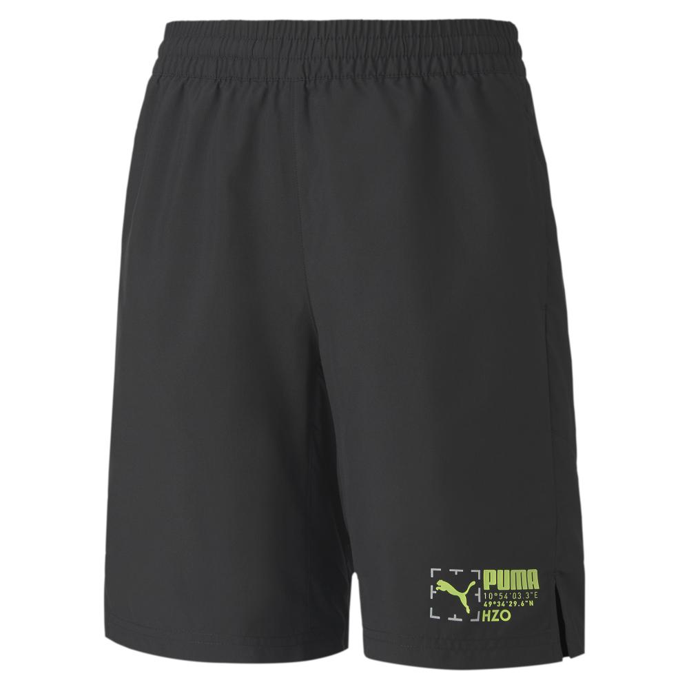 Short de sport Noir Garçon Puma Active Woven pas cher