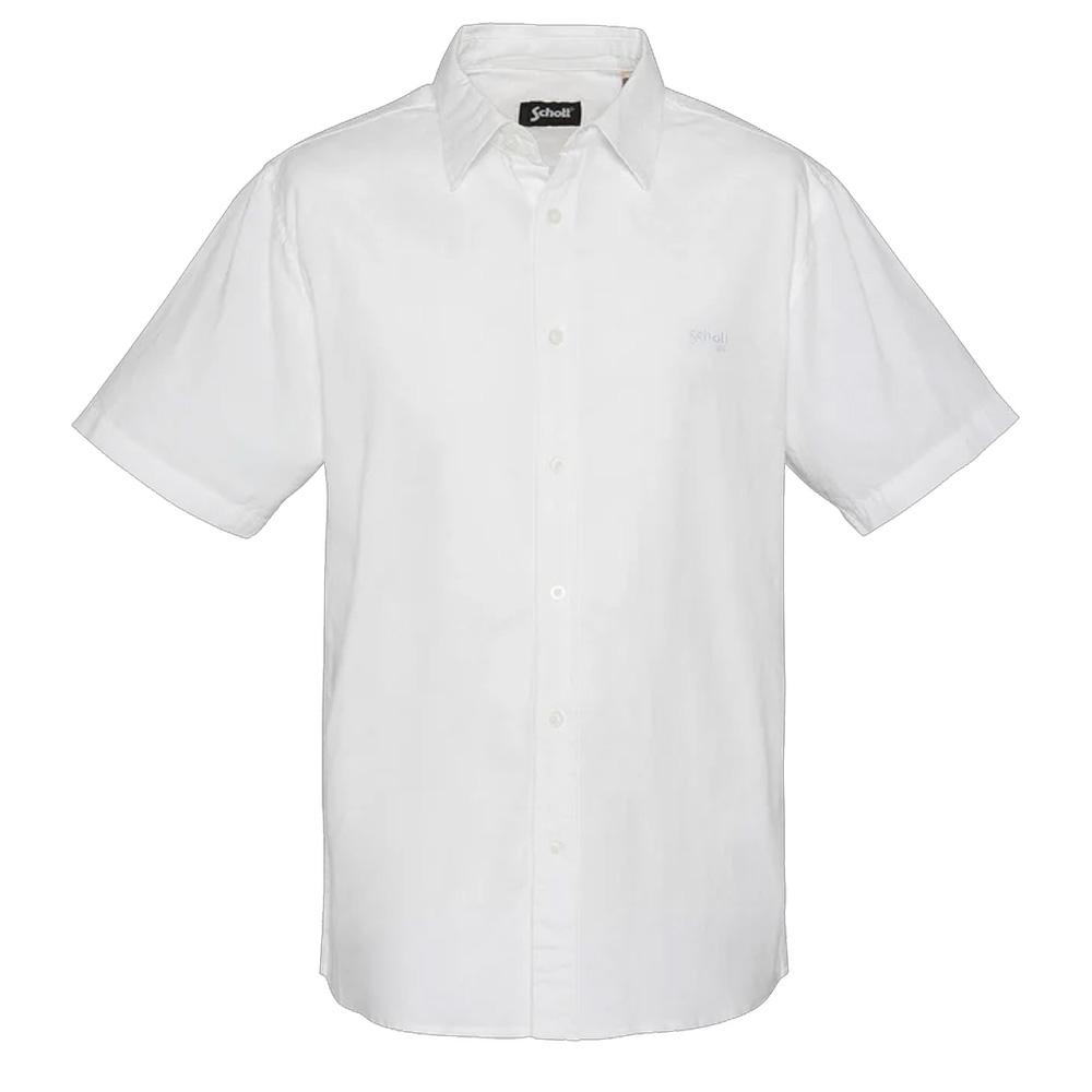 Chemise Ecru Homme Schott SHROMC pas cher