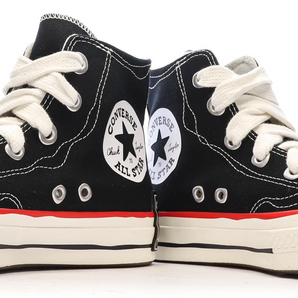 Baskets Noires Mixte Converse Chuck 70 Sketch vue 7