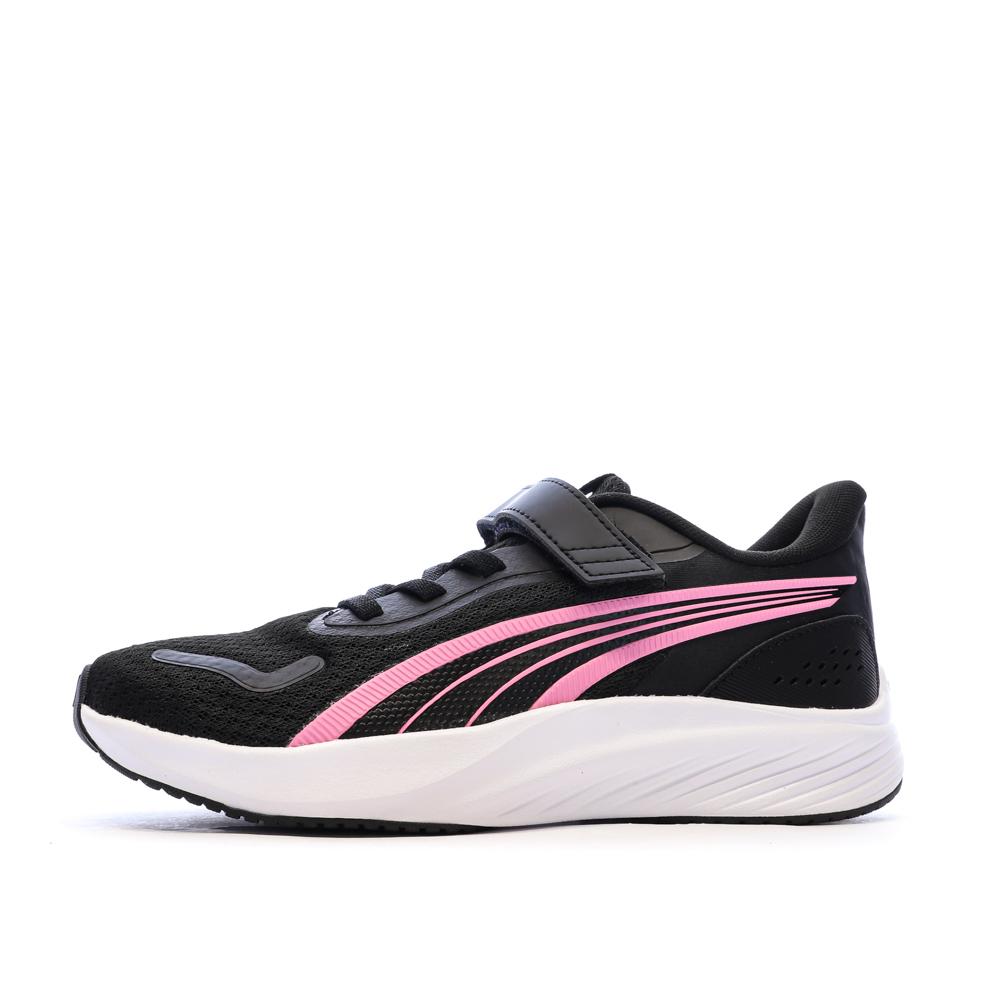 Baskets Noir/Rose Mixte Puma Pounce Lite Ac+ Ps pas cher