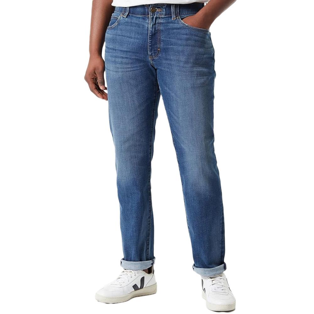 Jean Straight Fit Bleu Clair Homme LEE Executive pas cher