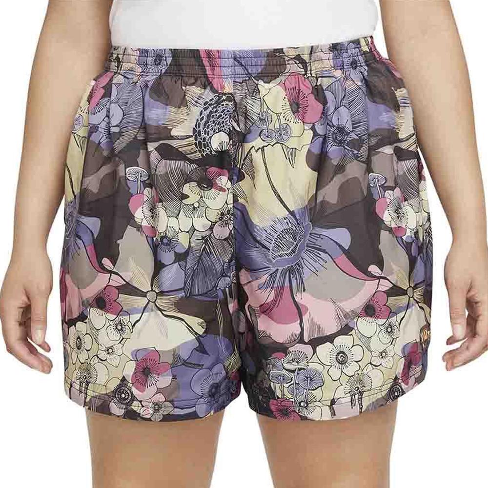 Short Muli-couleurs Femme Nike Aop Hr pas cher