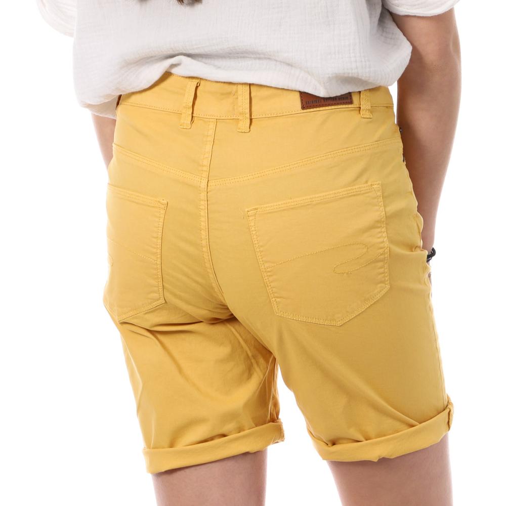Bermuda Jaune Femme Lee Cooper Wopara vue 2