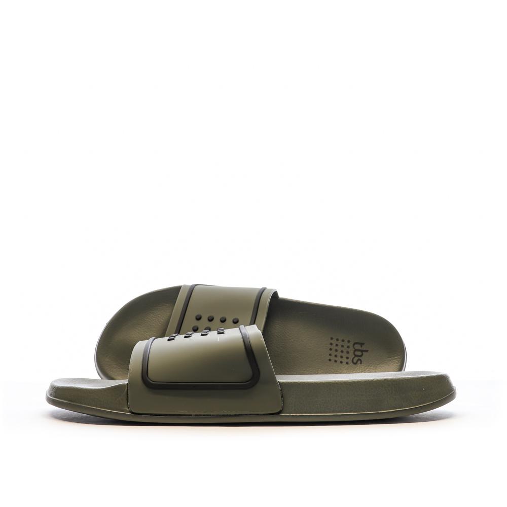 Claquettes Kaki Homme TBS FLIPSUN pas cher