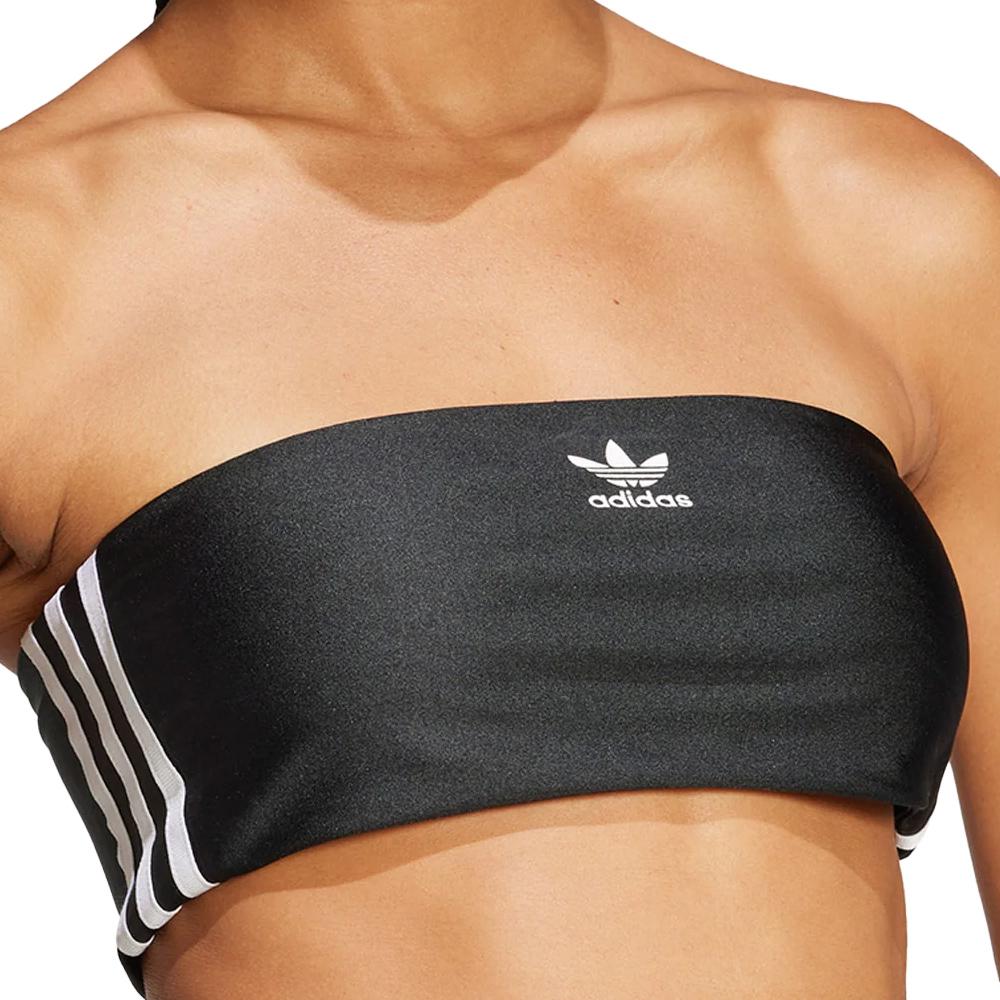 Camiseta de cuello alto negra para mujer Adidas IX7823 barato