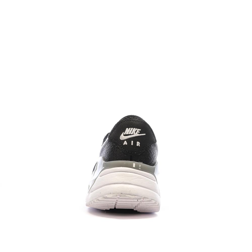 Baskets Noires/Oranges Femme Nike Air Max Systm vue 3
