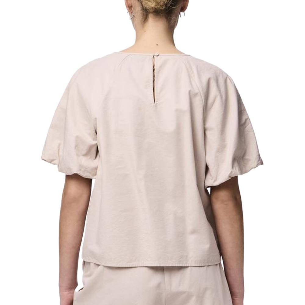 Blouse Beige Femme Pieces Karson vue 2
