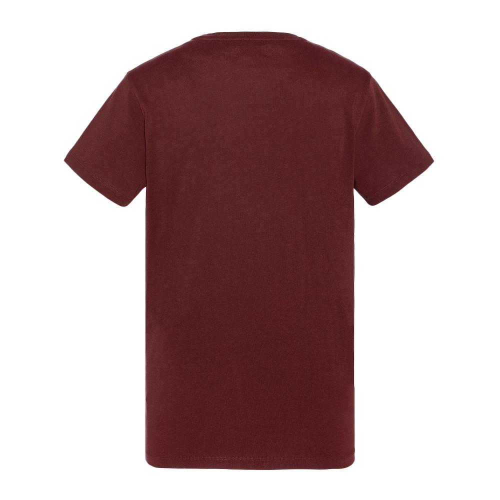 T-shirt Bordeaux Homme Schott Vintage vue 2