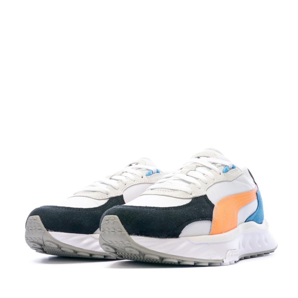 Basket Blanche Garçon Puma Wild Rider vue 6