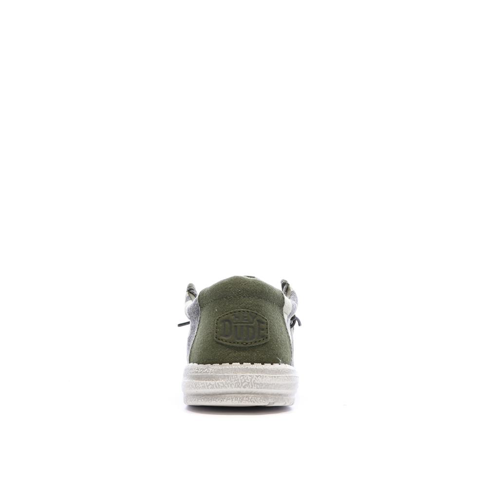 Chaussures Militaire Kaki Homme Hey Dude Camo vue 3