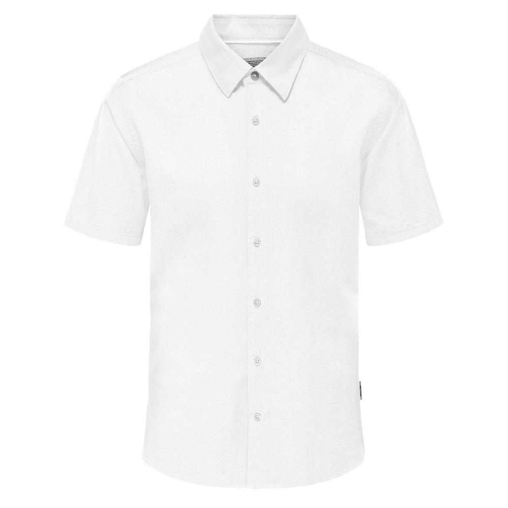 Chemise Manches Courtes Blanche Homme Only & Sons Cantley pas cher