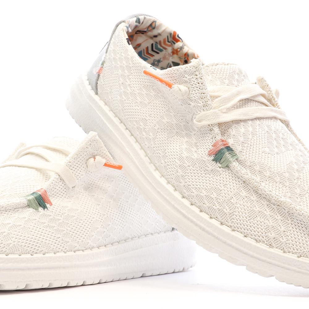 Chaussures Blanches Femme Hey Dude Wendy Boho vue 7