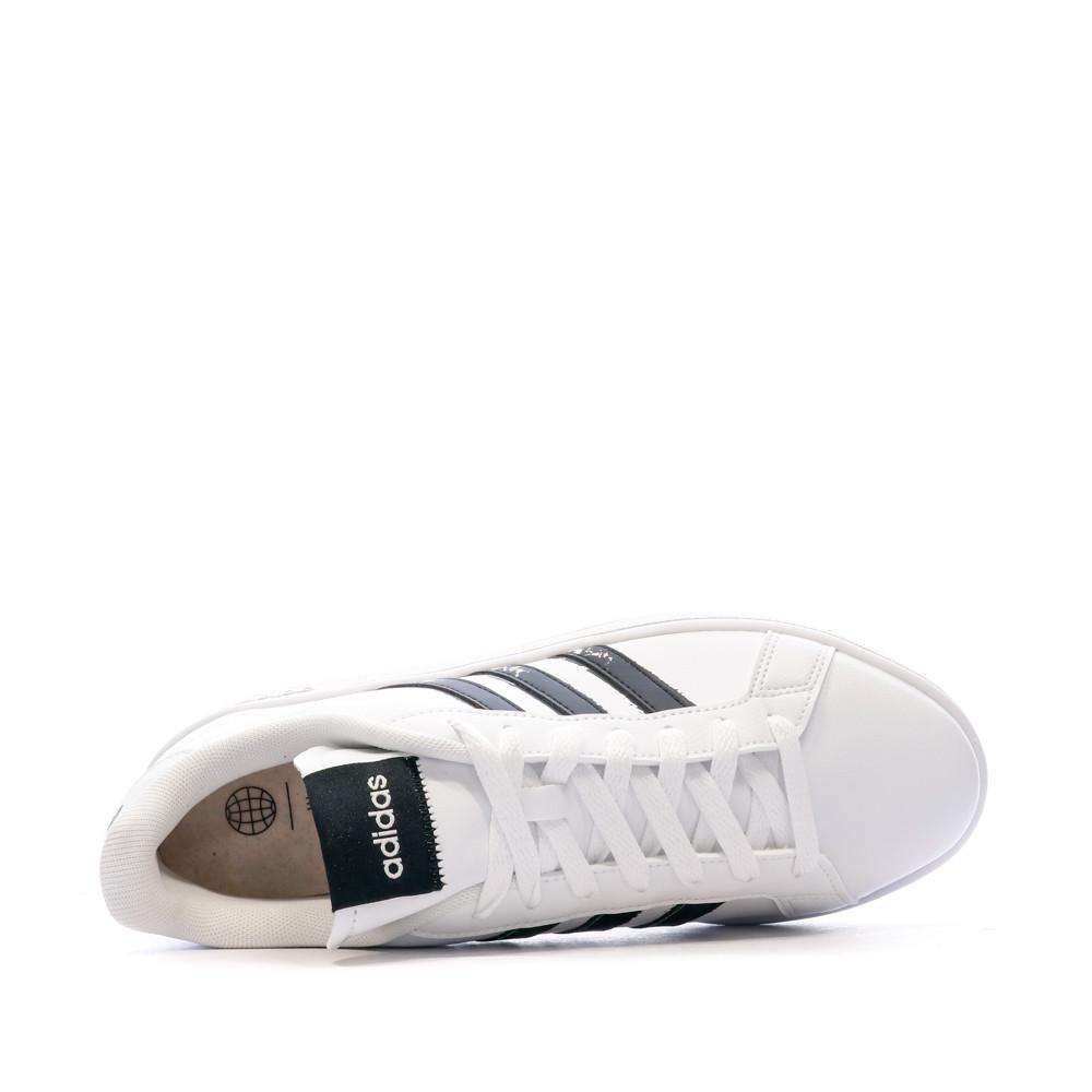 Baskets Blanches Homme Adidas Grand Court Beyond vue 4