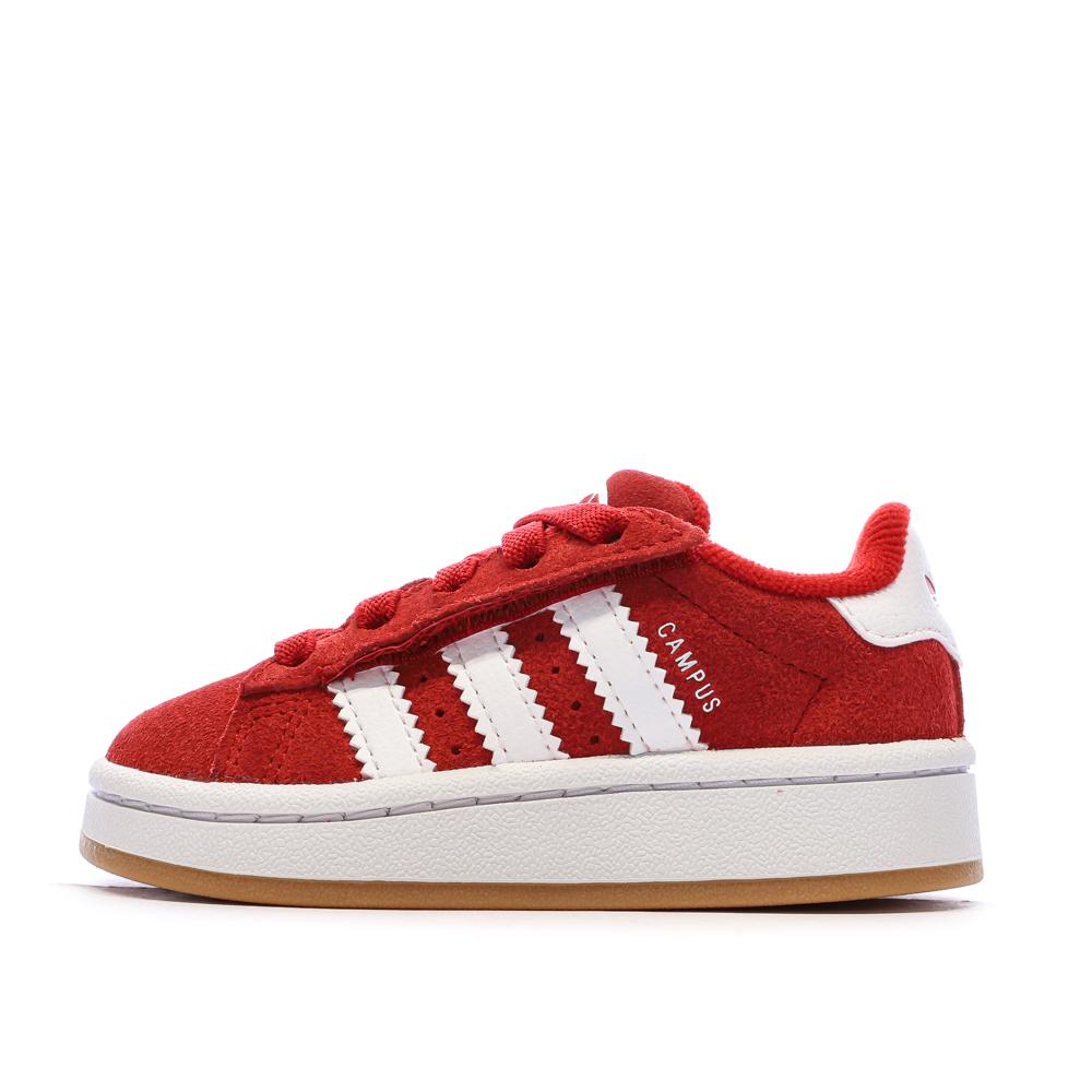 Campus Baskets Adidas Rouge Bébé pas cher